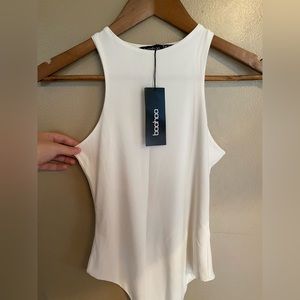 Brand-New Boohoo White Bodysuit